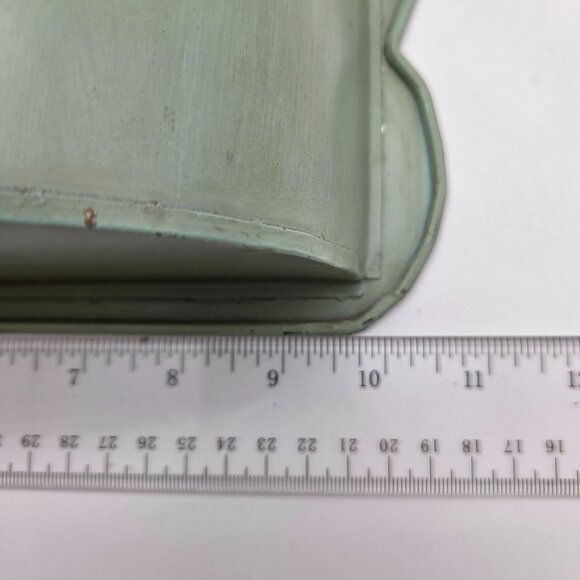 Vintage-Inspired Distressed Metal Wall-Mounted Post Mail Box - Picture 7 of 8